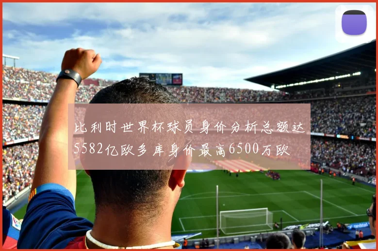 比利时世界杯球员身价分析总额达5582亿欧多库身价最高6500万欧